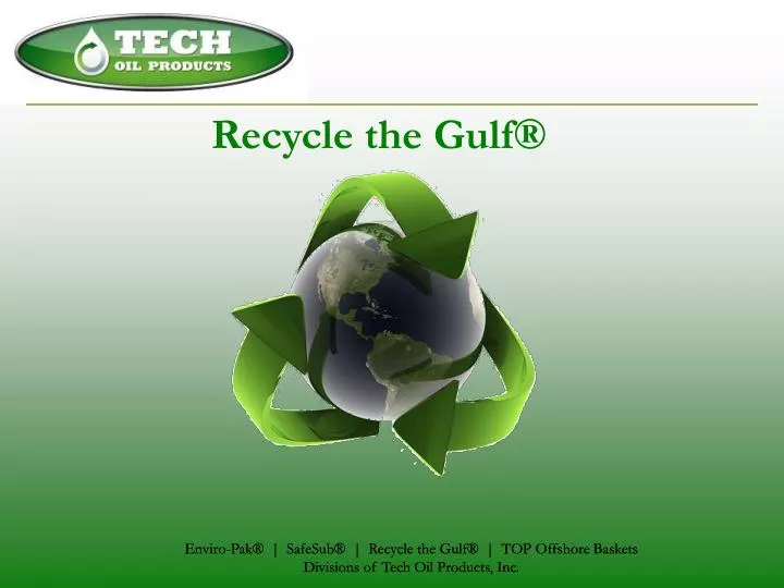 recycle the gulf