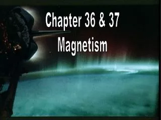 Chapter 36 &amp; 37 Magnetism