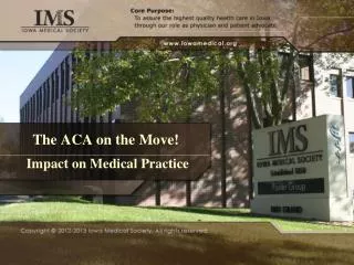 The ACA on the Move!