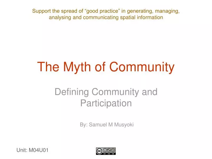 the myth of community