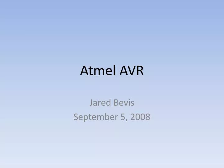 atmel avr