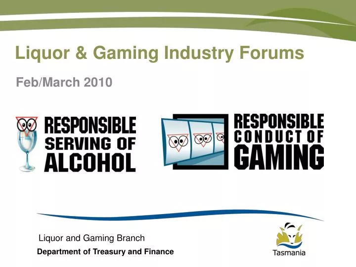 liquor gaming industry forums