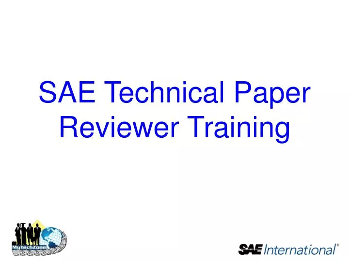 sae technical paper reviewer training