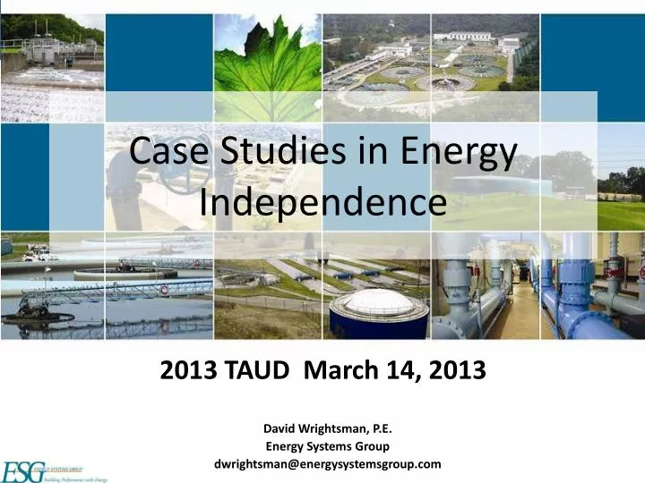 case studies in energy independence