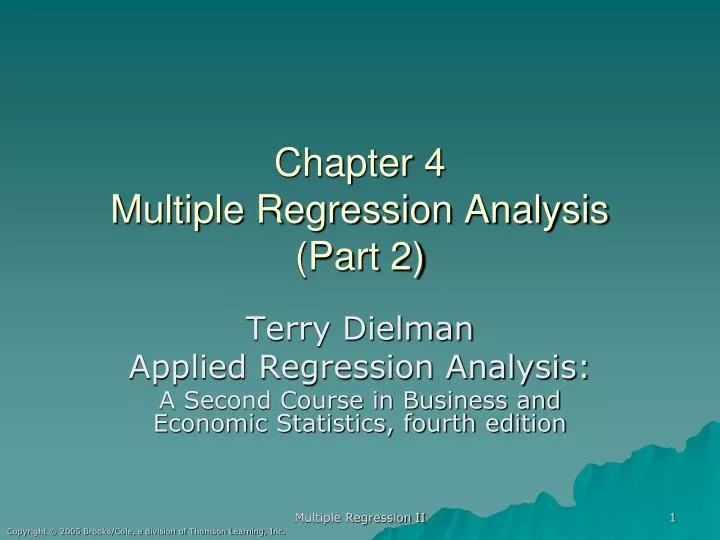 chapter 4 multiple regression analysis part 2