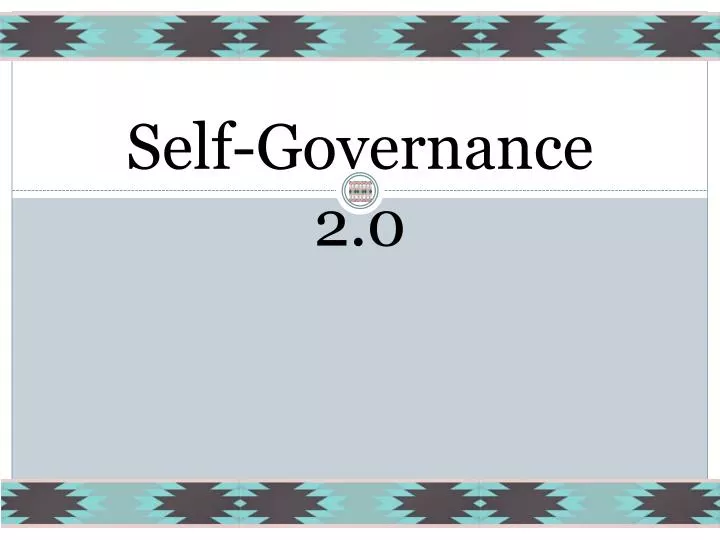 self governance 2 0