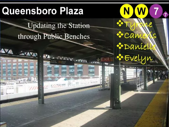 updating the station through public benches