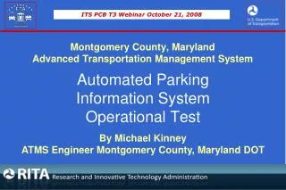 Montgomery County, Maryland Advanced Transportation Management System