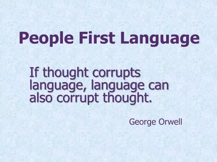 people first language