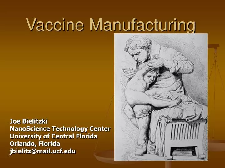 vaccine manufacturing