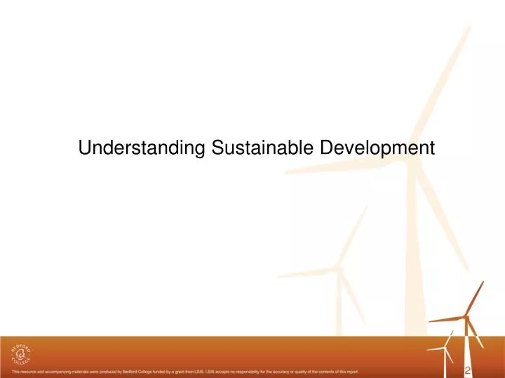 understanding sustainable development