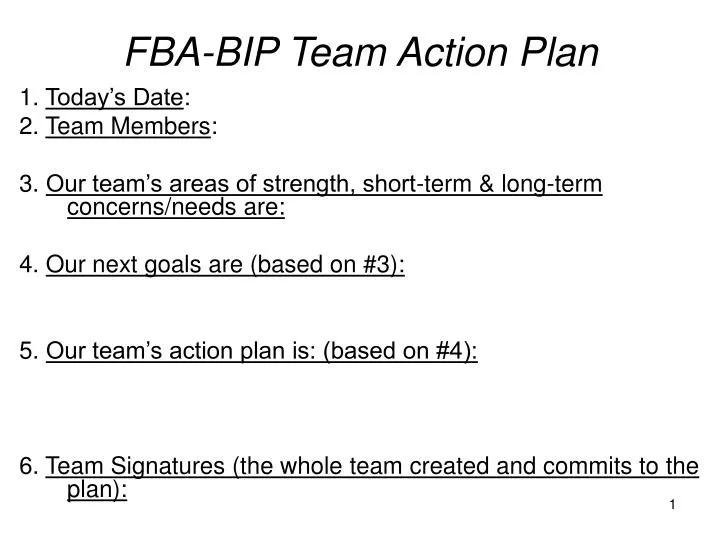 fba bip team action plan