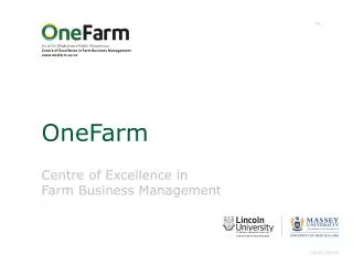 Centre of Excellence in Farm Business Management