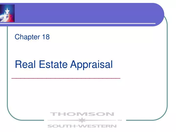 chapter 18 real estate appraisal