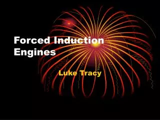 Forced Induction Engines