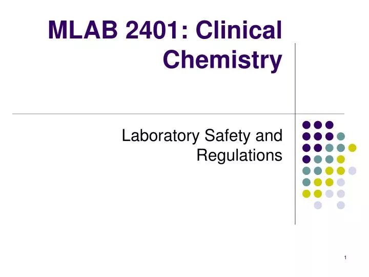 mlab 2401 clinical chemistry