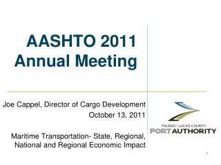 AASHTO 2011 Annual Meeting