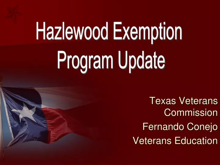 texas veterans commission fernando conejo veterans education