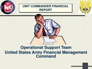UNIT COMMANDER FINANCIAL REPORT