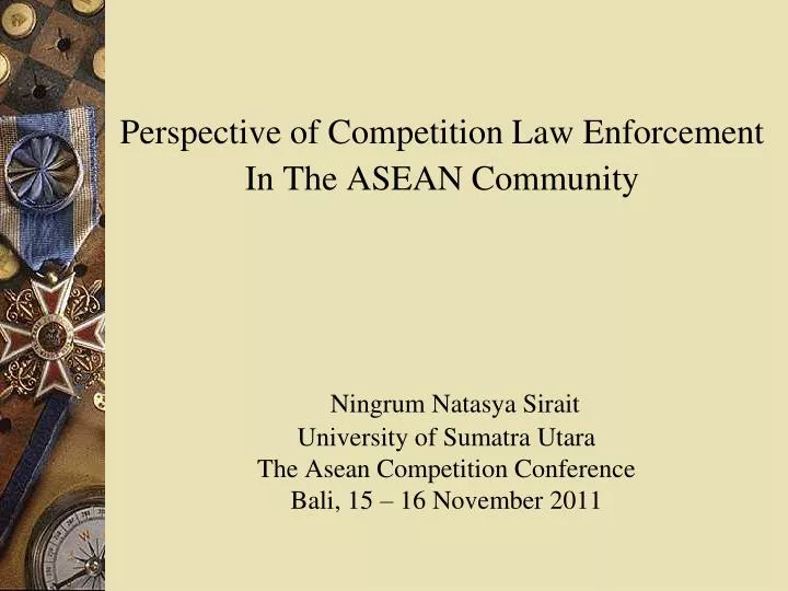 perspective of competition law enforcement in the asean community