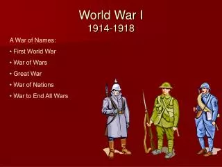 World War I 1914-1918