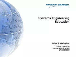 Systems Engineering Education