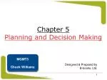 Chapter 5 Planning and Decision Making - slide 1