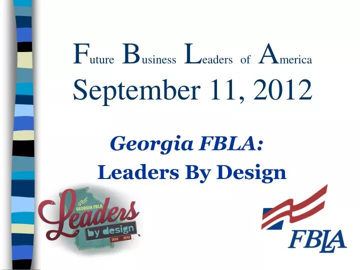 georgia fbla leaders by design