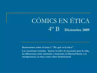 c mics en tica 4 b diciembre 2009