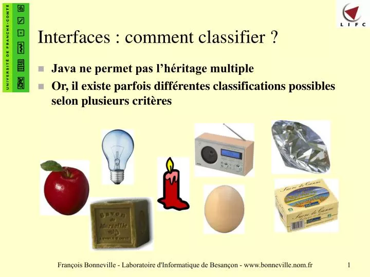 interfaces comment classifier