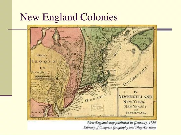 new england colonies
