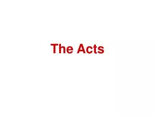 the acts