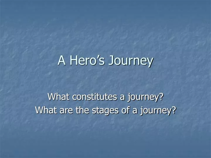 a hero s journey