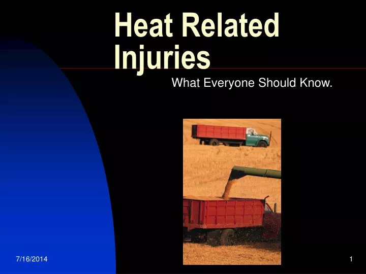 heat related injuries