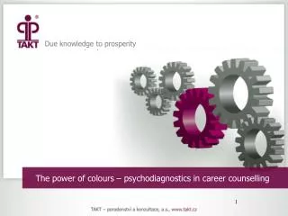 The power of colours – psychodiagnostics in career counselling