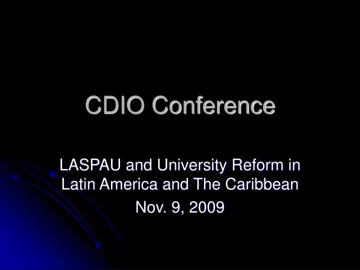 cdio conference