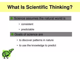 What Is Scientific Thinking?
