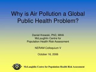 Why is Air Pollution a Global Public Health Problem?