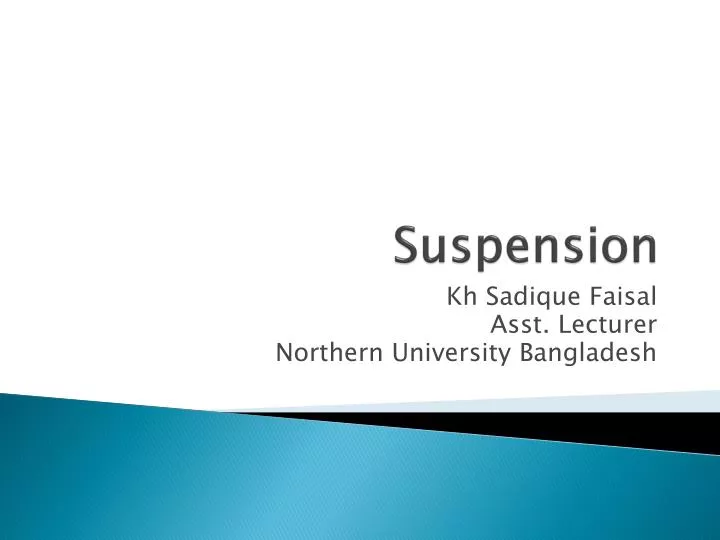 suspension