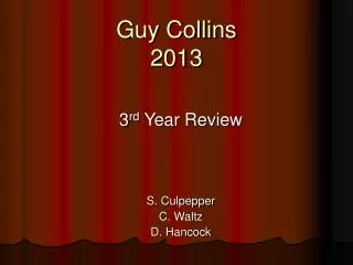 Guy Collins 2013