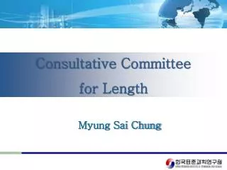 Consultative Committee for Length