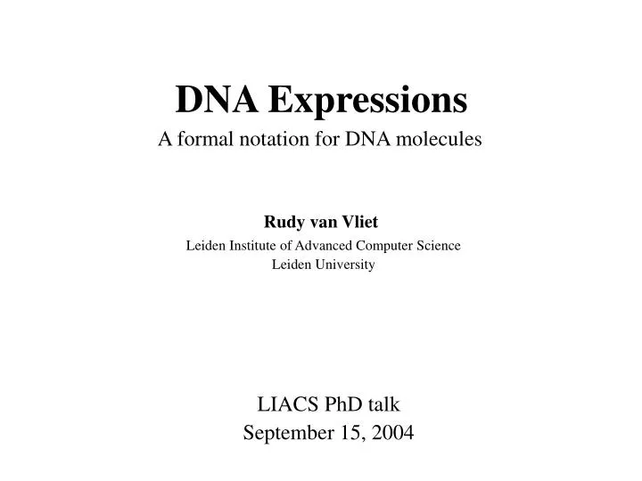 dna expressions