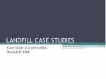 LANDFILL CASE STUDIES - slide 1