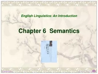 Chapter 6 Semantics
