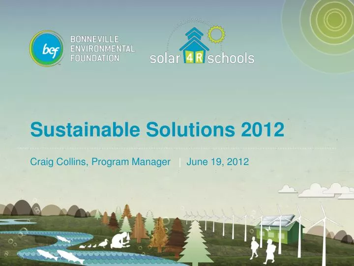 sustainable solutions 2012