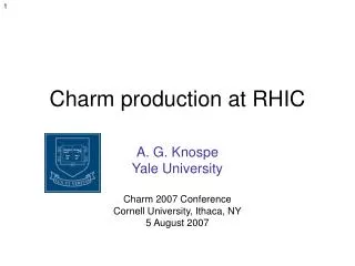 Charm production at RHIC
