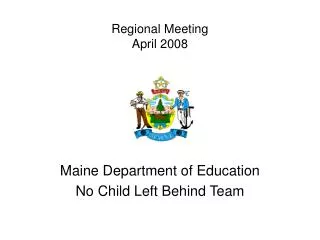 Regional Meeting April 2008