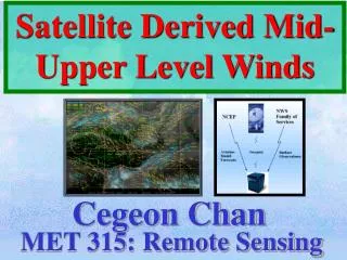 Satellite Derived Mid- Upper Level Winds