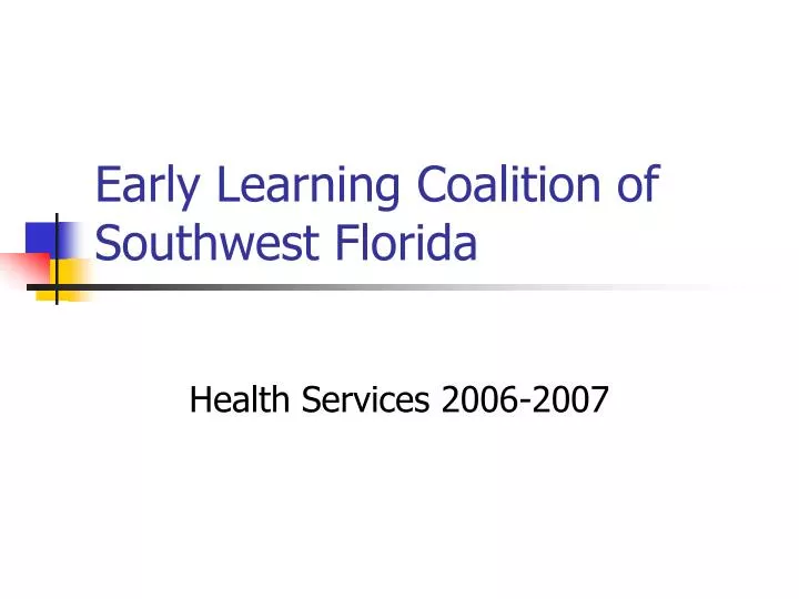 early learning coalition of southwest florida