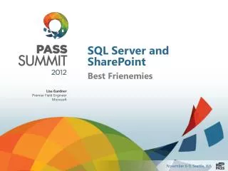 SQL Server and SharePoint